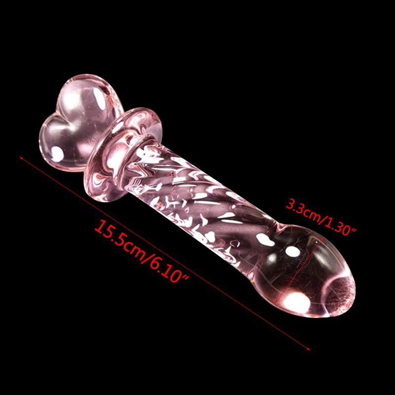 Glass Dildo For Women Crystal Gspot Stimulator Anal Pleasure Wand Adult Love Toy Masturbation Aid - 4