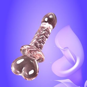 Love Designed Glass Dildo For Women Crystal Masturbator Design G-spot Stimulator Anal Penis