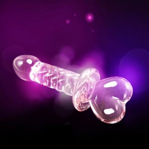 Love Designed Glass Dildo For Women Crystal Masturbator Design G-spot Stimulator Anal Penis - 2