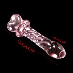 Love Designed Glass Dildo For Women Crystal Masturbator Design G-spot Stimulator Anal Penis - 4