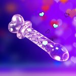Love Designed Glass Dildo For Women Crystal Masturbator Design G-spot Stimulator Anal Penis - 5