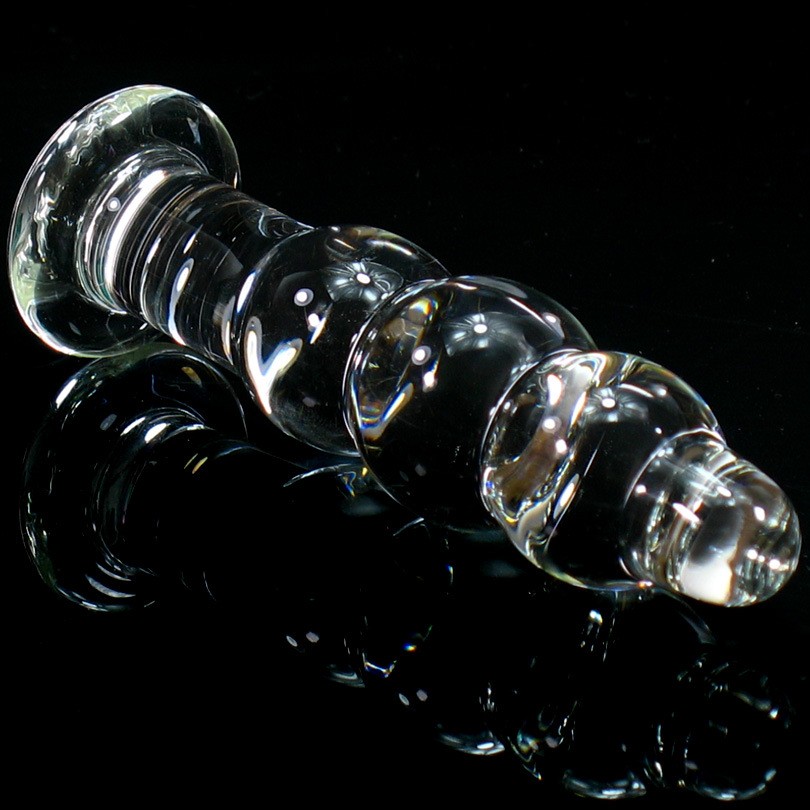 Glass Anal Beads Butt Plug Unisex Vaginaanus Stimulator Masturbation Dildo Adult Sex Toy - 1