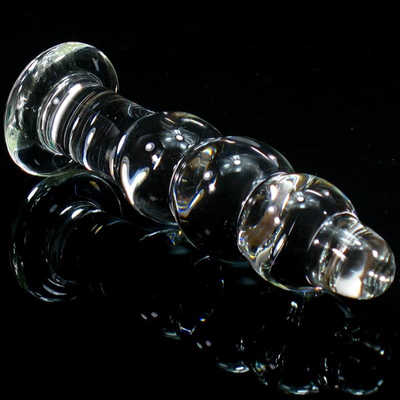 Pagoda Anal Beads Plugs Glass Butt Plug Vagina Anus Stimulator Buttplug Sex Toys For Masturbator Dildo