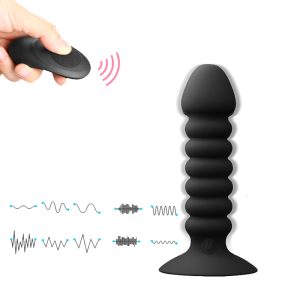 Suction Cup Dildo Vibrating Butt Plug Sex Toys 10 Speeds Vibrator Anal Beads Remote Vibrators For Adults Prostate Massage