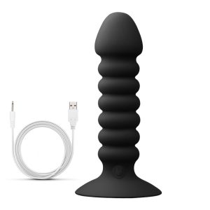 Suction Cup Dildo Vibrating Butt Plug Sex Toys 10 Speeds Vibrator Anal Beads Remote Vibrators For Adults Prostate Massage - 2