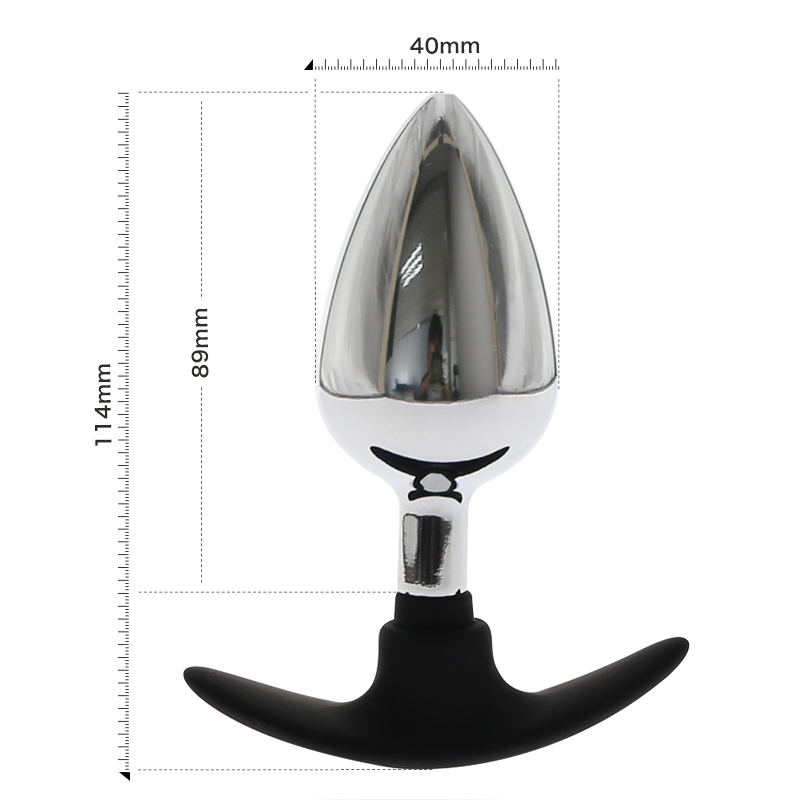 Unisex Metal Anal Plug With Easy Insert Soft Silicone Sleeve For Comfortable Outdoor Wear Adult Pleasure Toys - 8