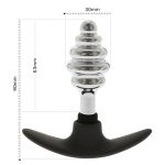 Diy Toys Unisex Metal Anal Plug Outdoor Wear Butt With Softable Silicone Sleeve Sex Easy Insert - 3