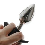 Diy Toys Unisex Metal Anal Plug Outdoor Wear Butt With Softable Silicone Sleeve Sex Easy Insert - 4