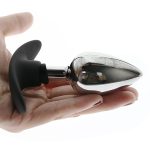 Diy Toys Unisex Metal Anal Plug Outdoor Wear Butt With Softable Silicone Sleeve Sex Easy Insert - 5