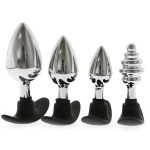 Diy Toys Unisex Metal Anal Plug Outdoor Wear Butt With Softable Silicone Sleeve Sex Easy Insert - 6