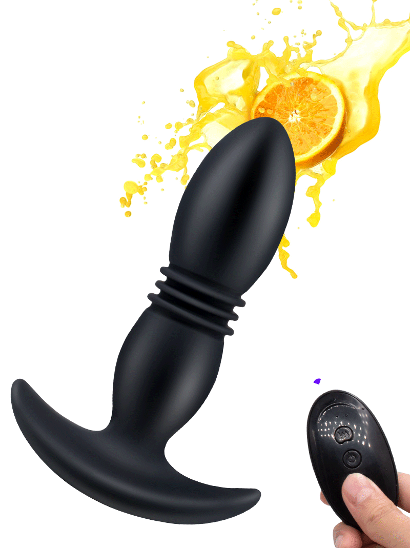 Remote Control 10m Retractable Telescopic Dildo 12speed Vibrator Prostate Massager Sex Toy Automatic Stretch Butt Plug - 2