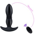 10m Remote Telescopic Vibrating Dildo 12 Speeds Vibrators Retractable Butt Plug Sex Toys Automatic Stretch Prostate Massager - 4
