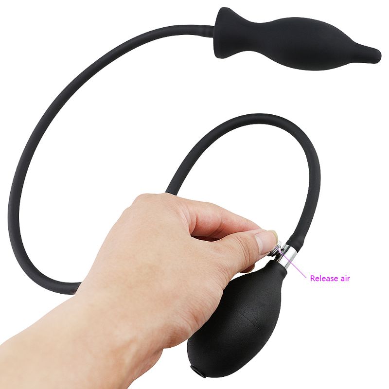 Inflatable Anal Plug With Pump For Prostate Massage Erotic Adult Sex Toy - 5