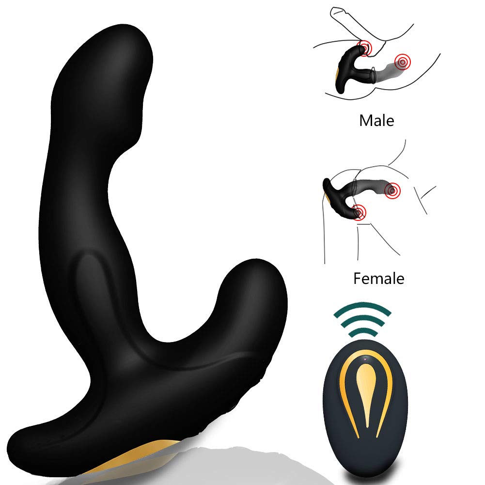 Silicone Wireless Prostate Massager Vibrator Dildo Anal Plug Male Pleasure Toy For Gay Sex - 1