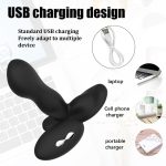 Prostate Stimulator Vibrator Gay Sex Toys Male Massager Dildo Anal Plugs Silicone Wireless - 4