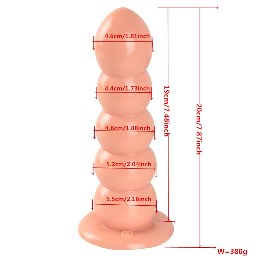 Large Anal Beads Butt Plug Vaginal Balls Gspot Stimulation Dildo Anus Pleasure Sex Toy For Women - 1