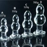 Glass Big Pull Bead Anal Plug Huge Butt Dildo G Point Stimulator Sex Toy For Men Women - 2