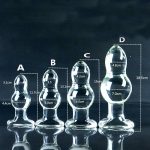 Glass Big Pull Bead Anal Plug Huge Butt Dildo G Point Stimulator Sex Toy For Men Women - 3