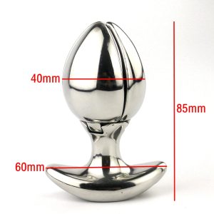 Stainless Steel Locking Anal Anchor Adjustable Butt Plugs Metal Sex Toys For Women And Men - 2