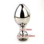 Stainless Steel Locking Anal Anchor Adjustable Butt Plugs Metal Sex Toys For Women And Men - 4