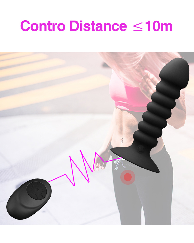 Wireless Remote Control Vibrating Prostate Massager 10speed Anal Butt Plug Anus Stimulator For Males Adult Sex Toy For Gay Men - 3
