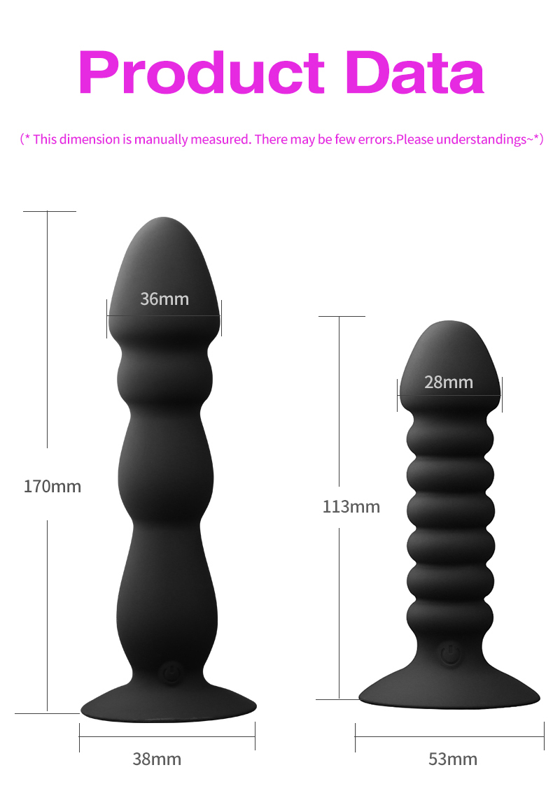 Wireless Remote Control Vibrating Prostate Massager 10speed Anal Butt Plug Anus Stimulator For Males Adult Sex Toy For Gay Men - 6