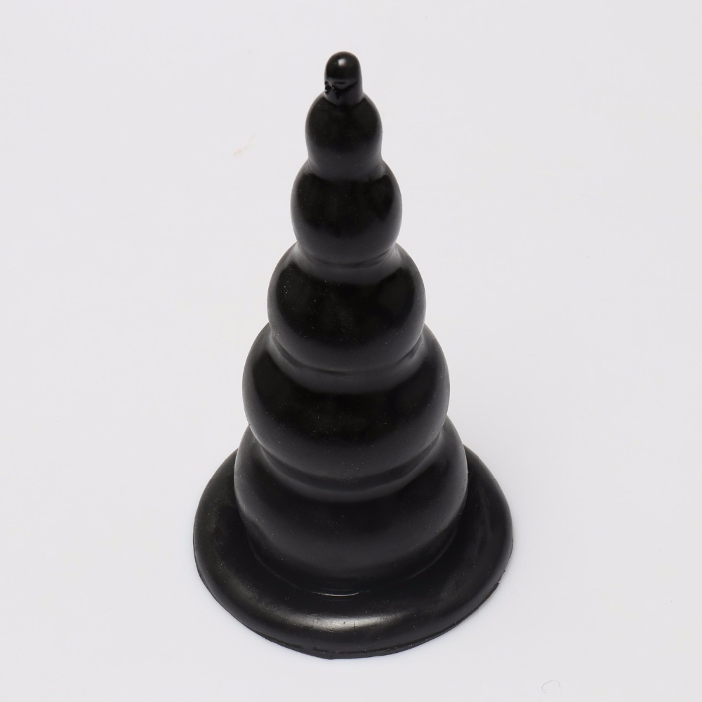 Extra Large Unisex Anal Plug Pagoda Design Massage Beads Sexual Wellness Toys - 3