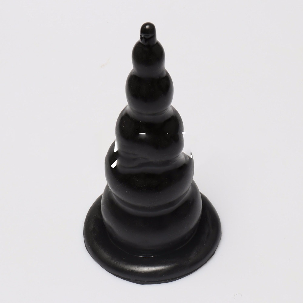 Extra Large Unisex Anal Plug Pagoda Design Massage Beads Sexual Wellness Toys - 5