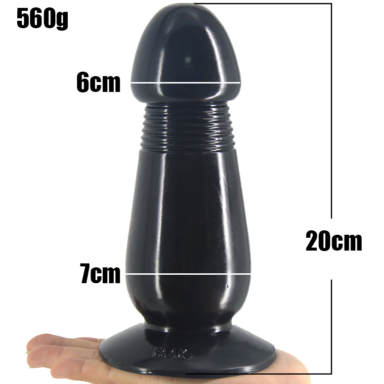 Large Silicone Anal Plug Unisex Dildo With Suction Cup Sexual Pleasure Toy For Enhanced Orgasms - 1