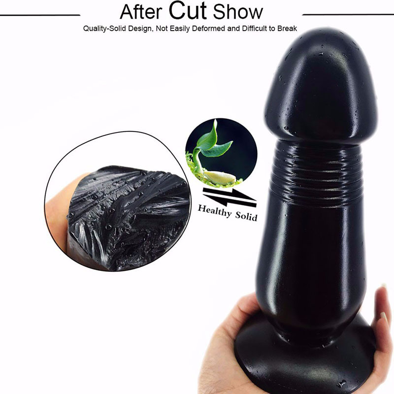 Large Silicone Anal Plug Unisex Dildo With Suction Cup Sexual Pleasure Toy For Enhanced Orgasms - 2