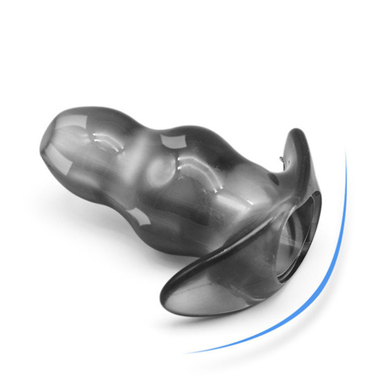 Unisex Hollow Anal Plug With Enema Douche Prostate Massager And Vaginal Peep Toy Adult Sex Product - 2