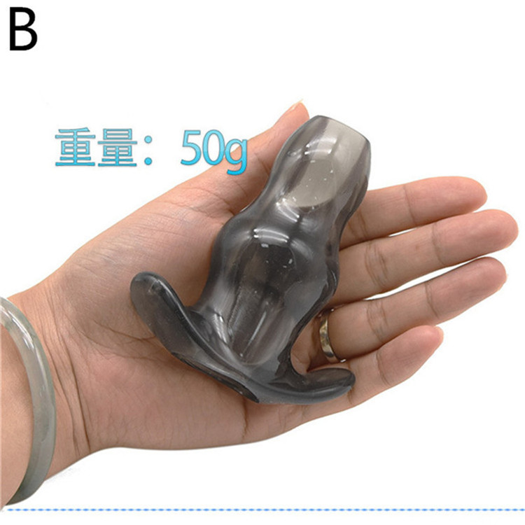 Unisex Hollow Anal Plug With Enema Douche Prostate Massager And Vaginal Peep Toy Adult Sex Product - 4