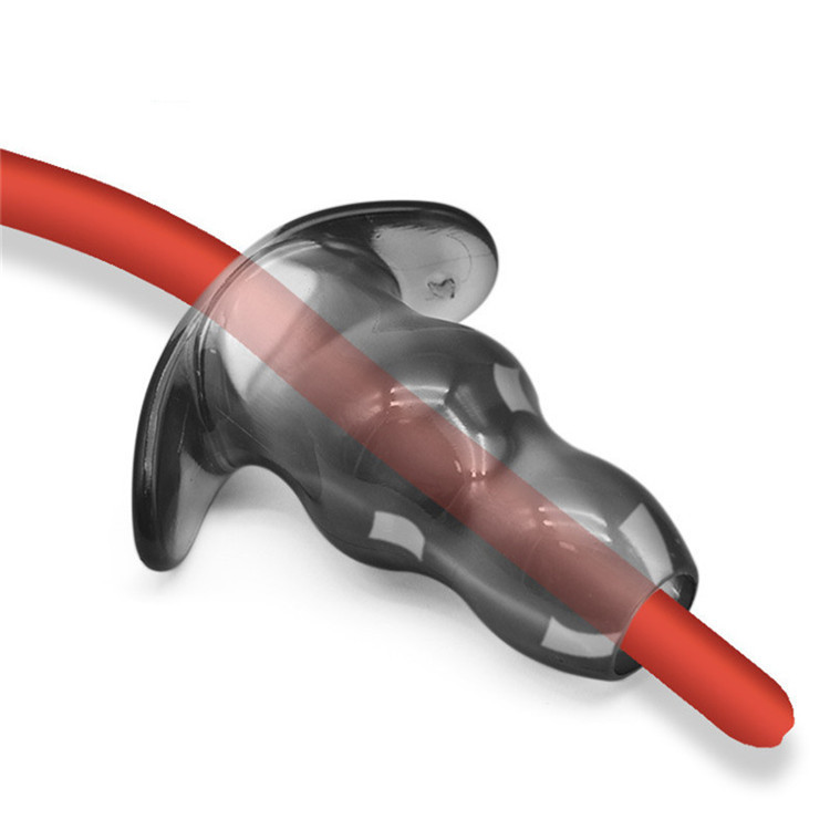 Unisex Hollow Anal Plug With Enema Douche Prostate Massager And Vaginal Peep Toy Adult Sex Product - 8