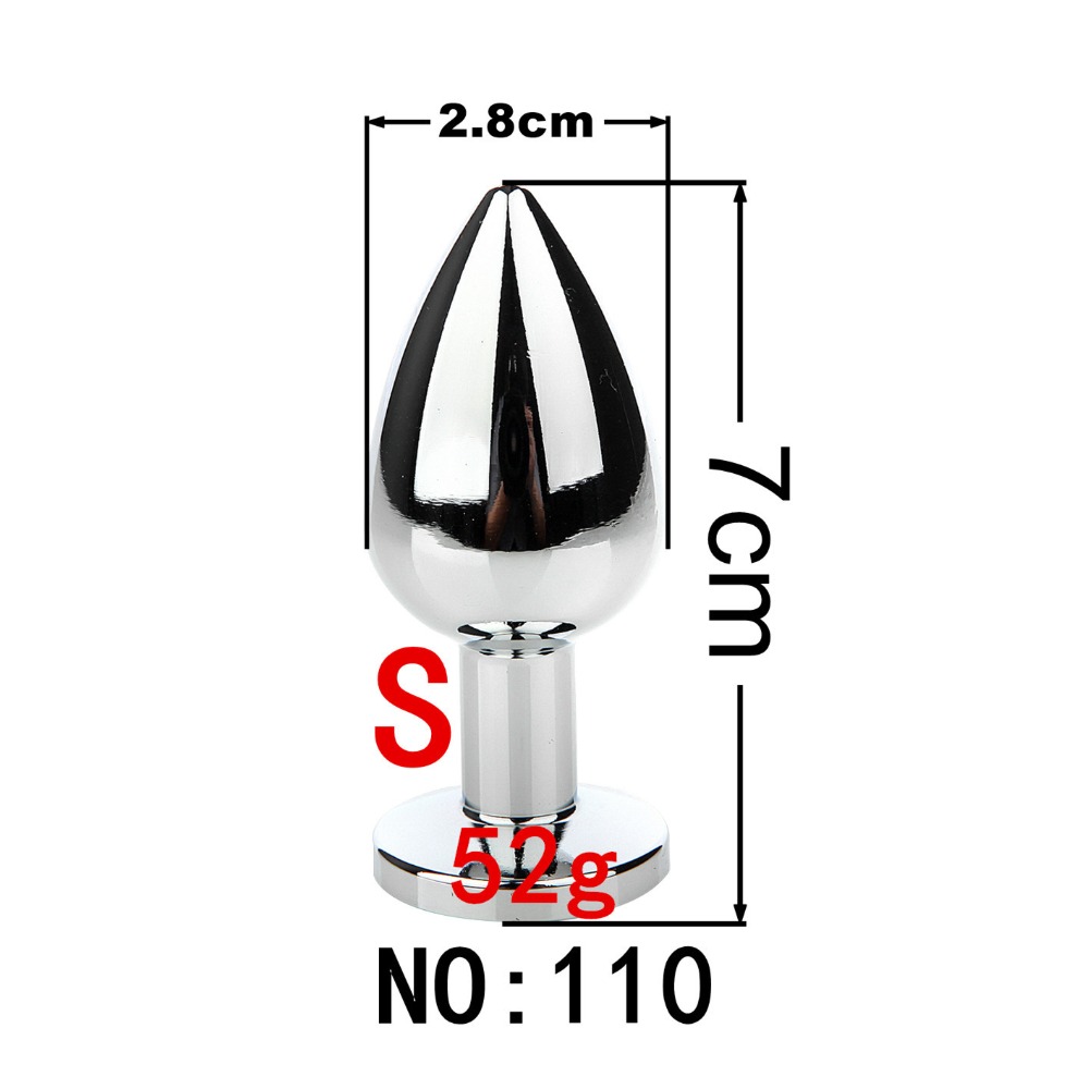Stainless Steel Fox Tail Anal Plug 19 Styles Removable Erotic Massage Beads Adult Sex Toy For Women - 3