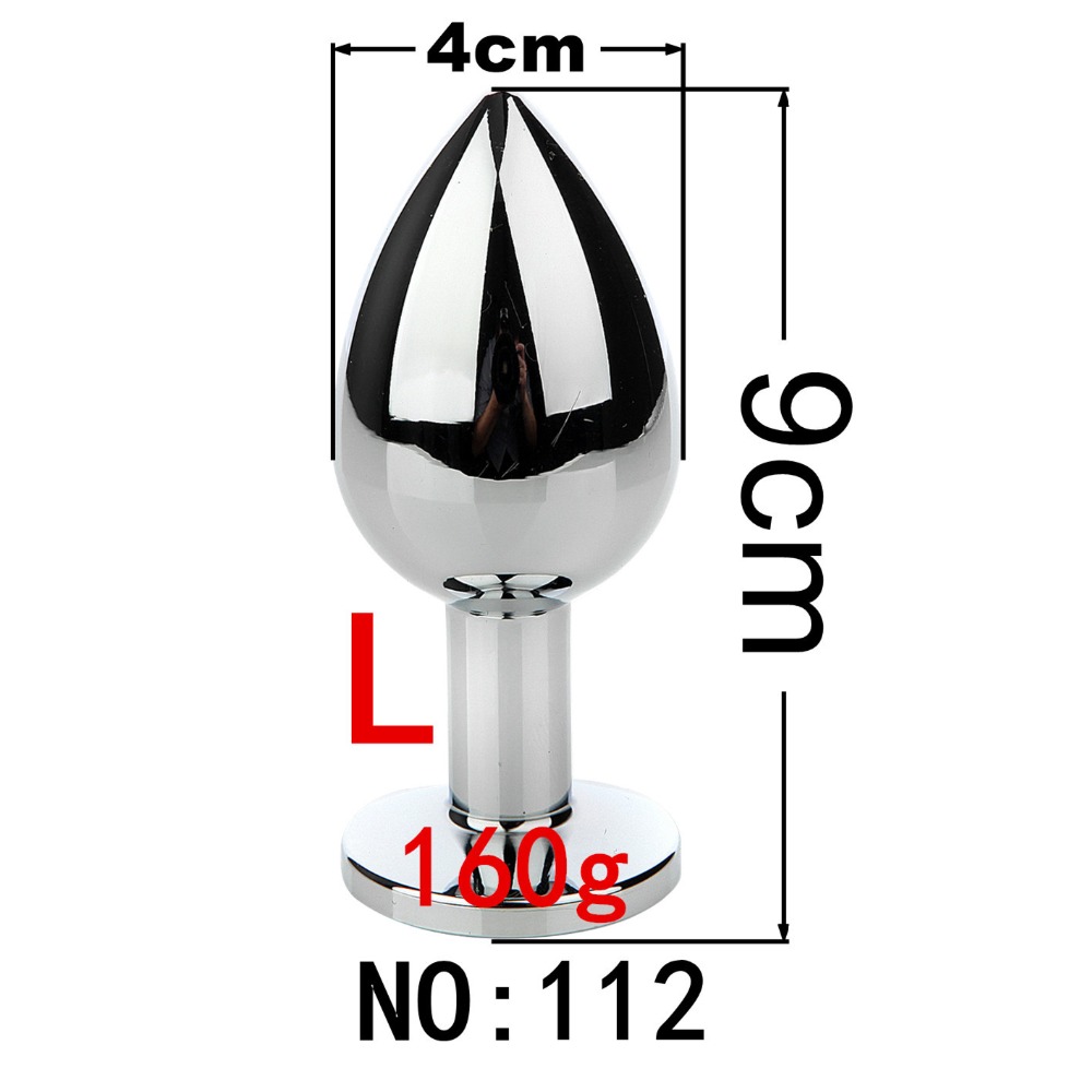 Stainless Steel Fox Tail Anal Plug 19 Styles Removable Erotic Massage Beads Adult Sex Toy For Women - 5