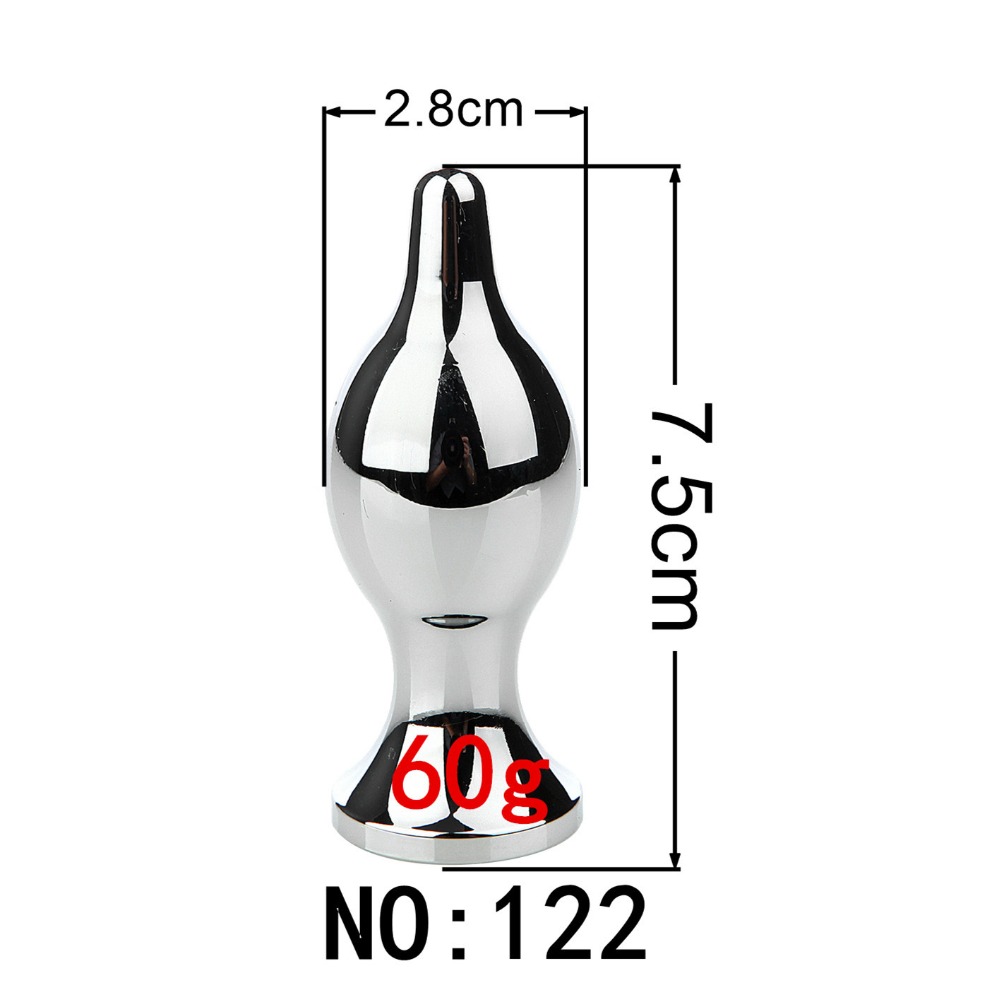 Stainless Steel Fox Tail Anal Plug 19 Styles Removable Erotic Massage Beads Adult Sex Toy For Women - 15