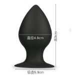 Top Medical Silicone Expander Anal Balls Plugs Black Big Large Butt Plug Anus Buttplug Sex Toys For Men Or Women - 4