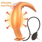 Super Long Anal Plug Huge Butt Bdsm Product Inflatable Plugs Vagina Adult Erotic Sex Toy For Men Women Couples - 3