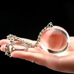 Crystal Glass Butt Plug Metal Chain Anal Beads Vaginal Prostate Stimulation Big Sex Toy Kegel Ball Massager