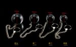 Crystal Glass Butt Plug Metal Chain Anal Beads Vaginal Prostate Stimulation Big Sex Toy Kegel Ball Massager - 5