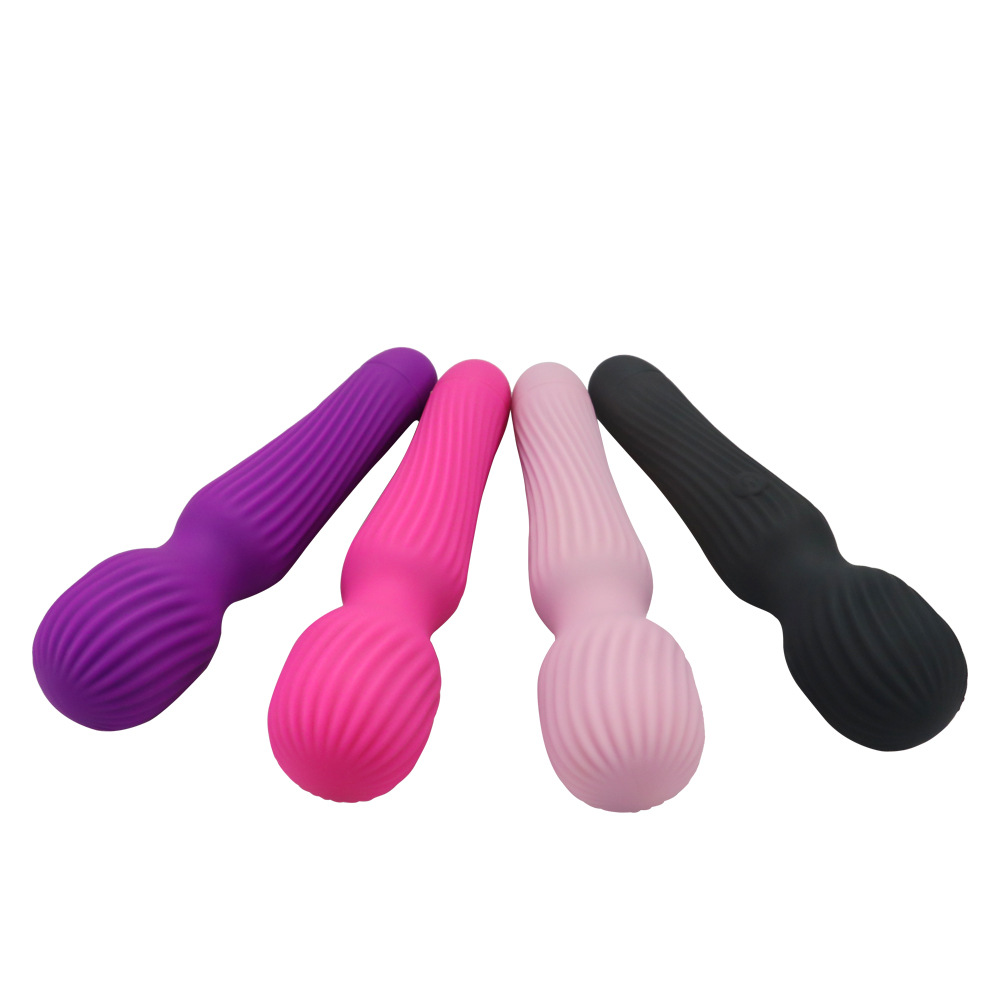 Usb Rechargeable Christmasthemed Magic Wand Vibrator Gspot Massager Clitoral Stimulator Large Av Stick For Women - 8