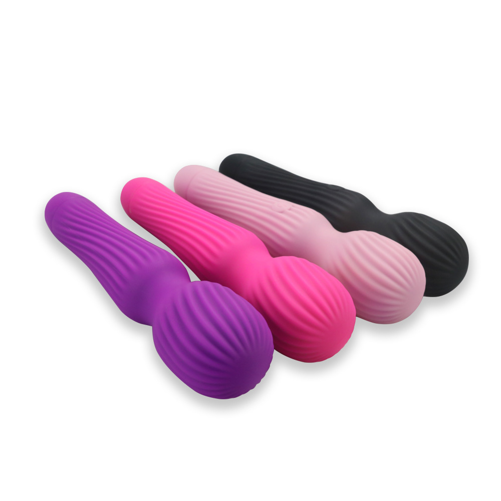 Usb Rechargeable Christmasthemed Magic Wand Vibrator Gspot Massager Clitoral Stimulator Large Av Stick For Women - 10