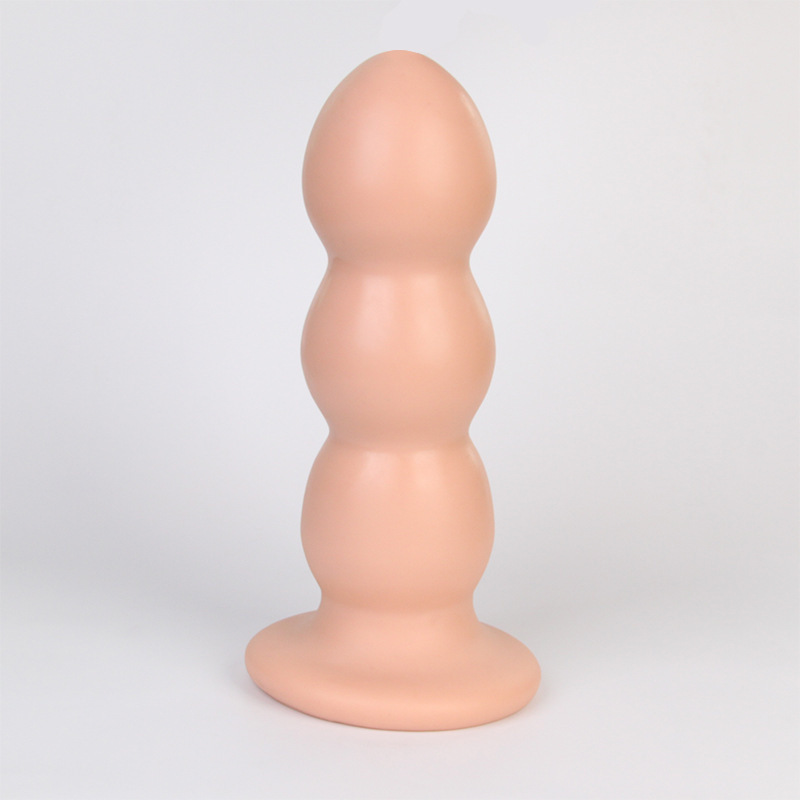 Mens Pleasure Toys Silicone Anal Plug Vaginal Plug And Realistic Dildo Adult Goods - 1