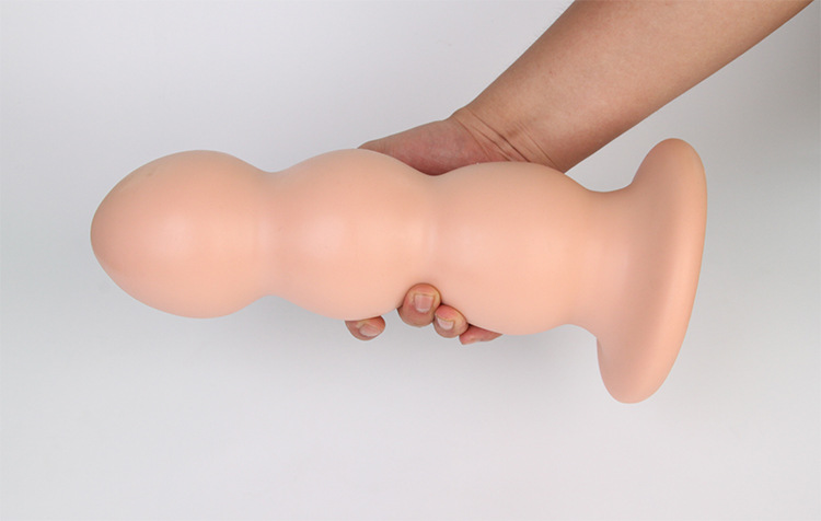 Mens Pleasure Toys Silicone Anal Plug Vaginal Plug And Realistic Dildo Adult Goods - 3