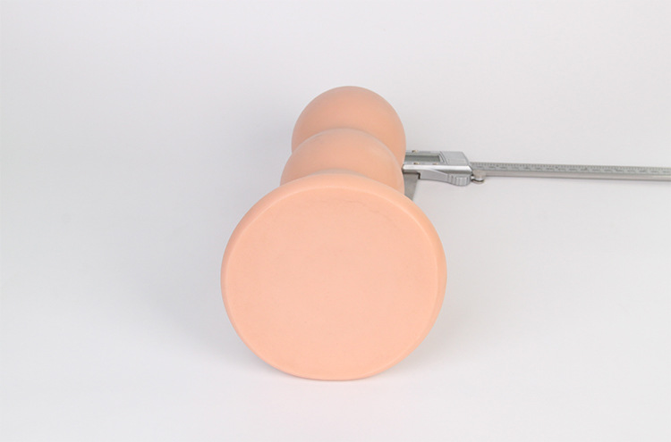 Mens Pleasure Toys Silicone Anal Plug Vaginal Plug And Realistic Dildo Adult Goods - 7