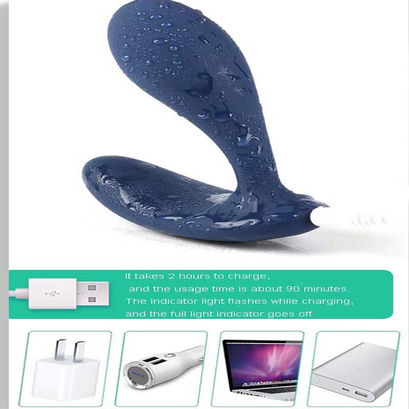 Deluxe Dualhead Vibrator And Prostate Massager Anal Dildo Butt Plug Remote Control Sexual Wellness Device For Men And Women - 6