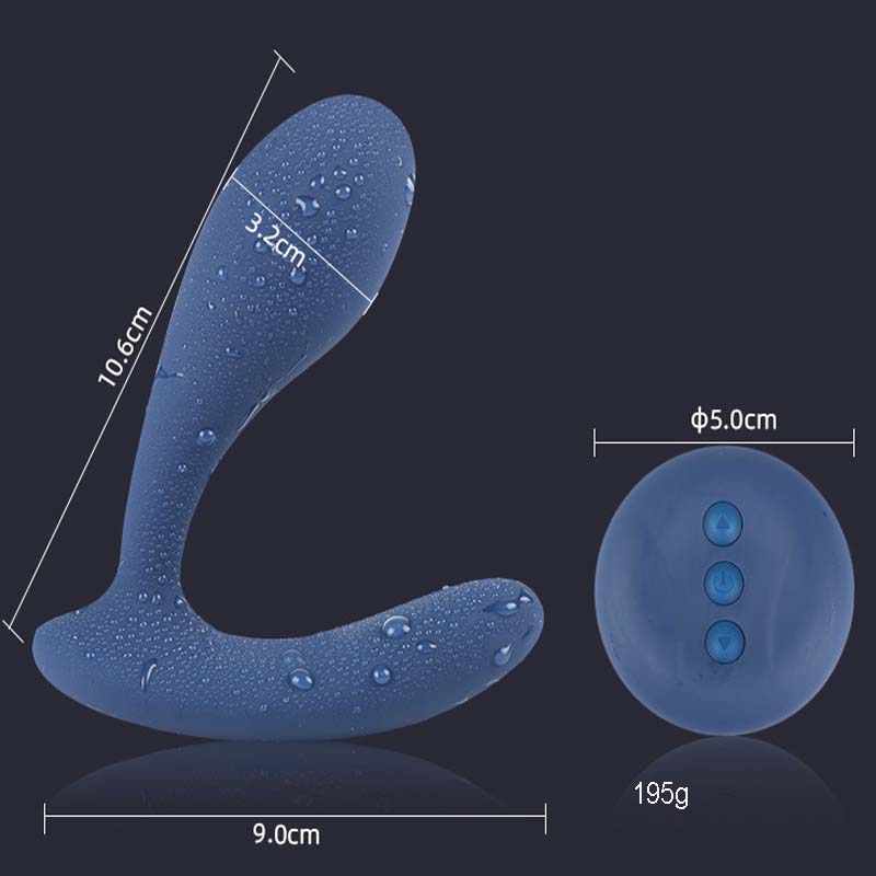 Deluxe Dualhead Vibrator And Prostate Massager Anal Dildo Butt Plug Remote Control Sexual Wellness Device For Men And Women - 12