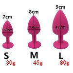 Silicone Anal Plug Butt Tail White With Pink Fox Cosplay Adult Game For Couples H8-214a - 6