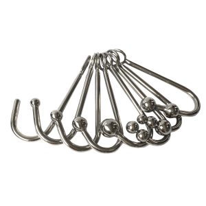 Manyjoy 8 Kinds Of Anal Hook Plug Stainless Steel Sexo Beads Butt Adult Sex Toys