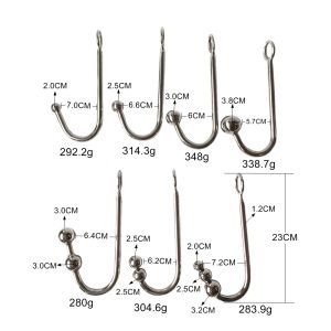 Manyjoy 8 Kinds Of Anal Hook Plug Stainless Steel Sexo Beads Butt Adult Sex Toys - 2